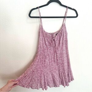 Pink Floral Romper from Cotton Candy LA, Size S